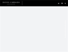 Tablet Screenshot of dannycardozo.com